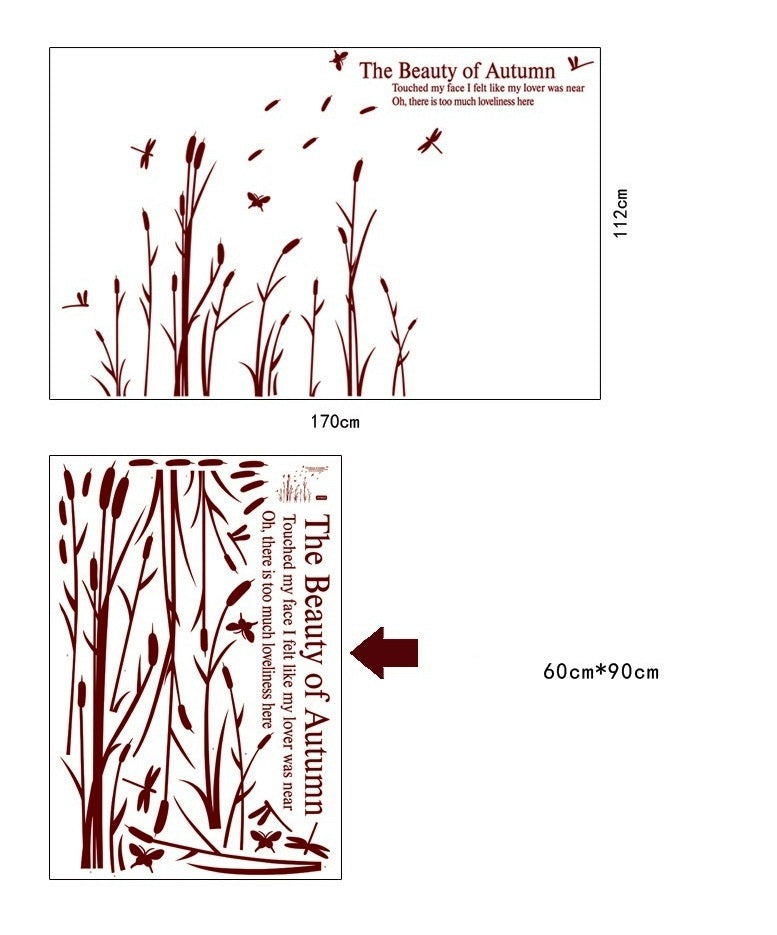 2024 New 3D Plant Removable PVC Wall Stickers Home Decor Sticker