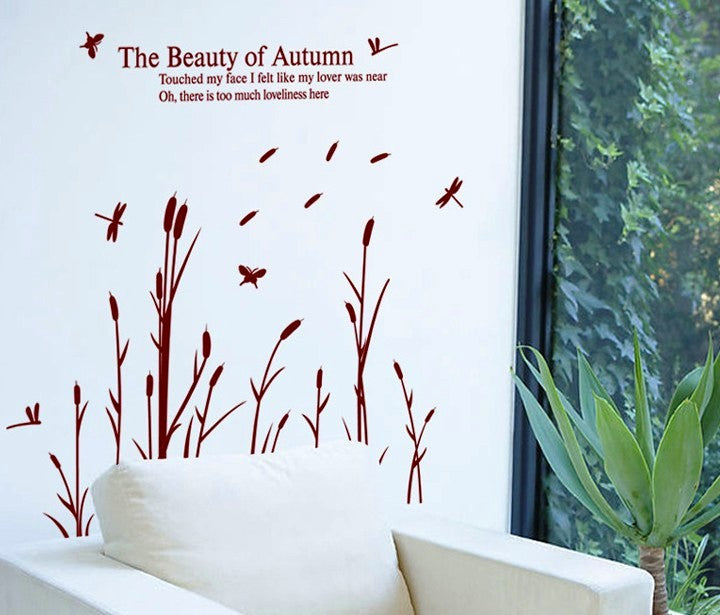 2024 New 3D Plant Removable PVC Wall Stickers Home Decor Sticker