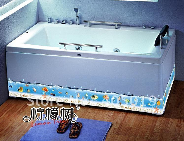 AY917 Finding Nemo Removable Sticker 60x90cm Cartoon Bathroom Decor Occean World Wall Corner Line Cling 6% off total if 2lots