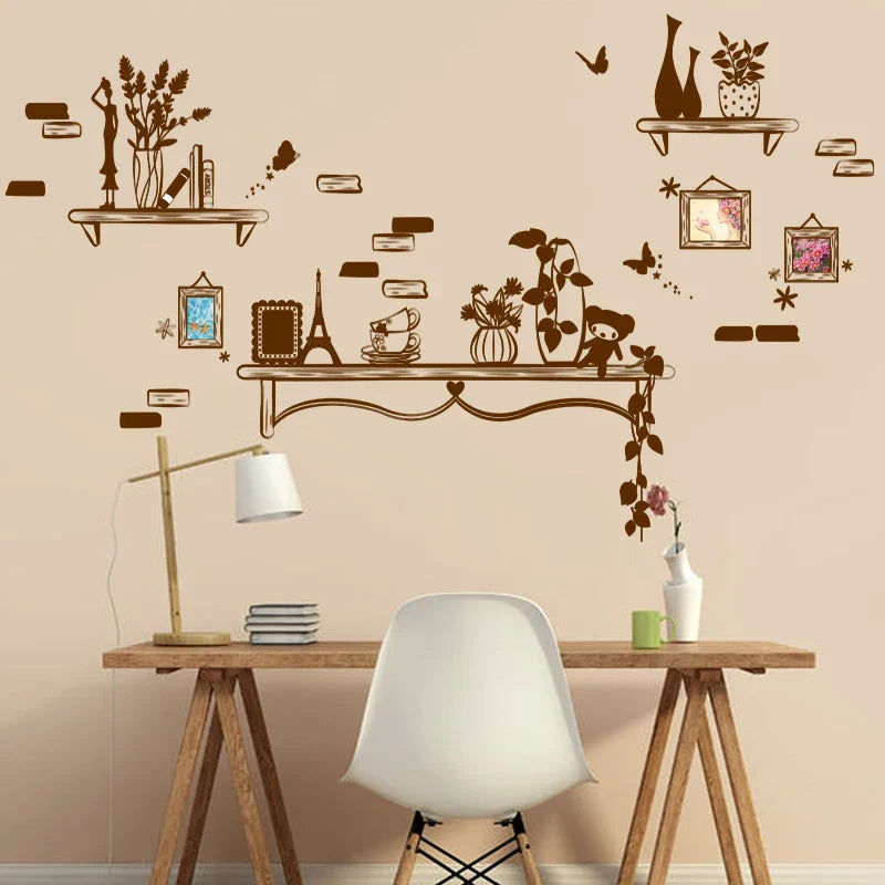 Classroom arrangement hostel creative photo photo frame wall stickers living room TV background bedroom decoration stickers Xh0304c