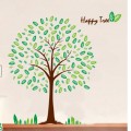 Waterproof Self Adhesive Happy Tree Pattern Removable Wall Sticker TV Background Wall Decal Tree Wall Sticker Ay955