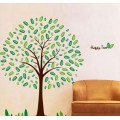 Waterproof Self Adhesive Happy Tree Pattern Removable Wall Sticker TV Background Wall Decal Tree Wall Sticker Ay955