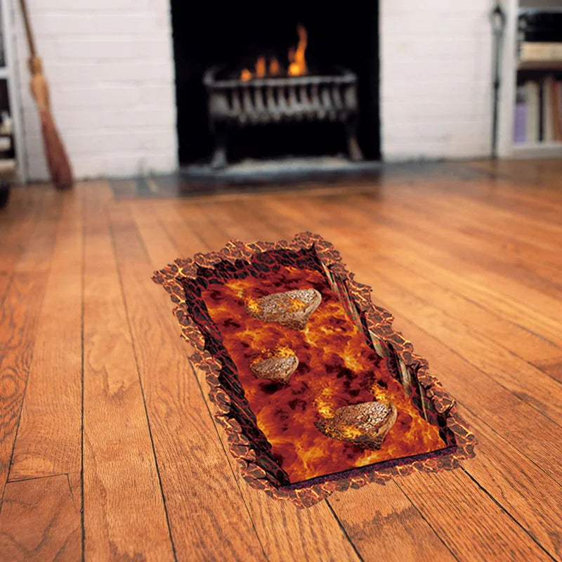 WALL STIKER 60X90 SK9305 MAGMA 3D WALSTIKER WALLSTICKER