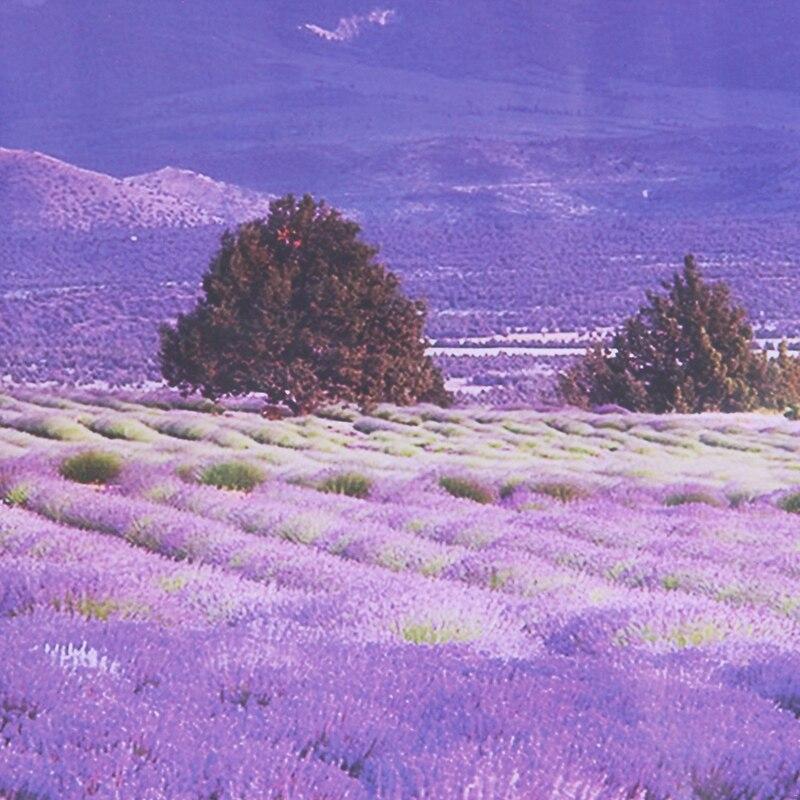 ay9234b Large Lavender Mountain 3D Window Scene View Removable Wall Sticker Decal