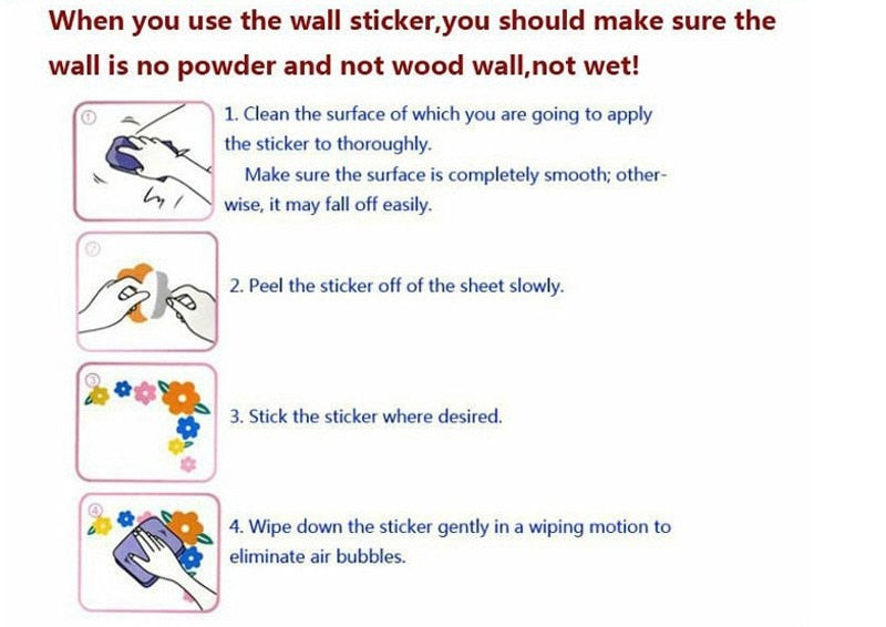 3D Wall Stickers SK9189