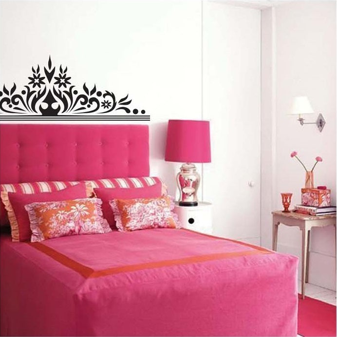 Crown Wall Sticker JM-7268 Black Vinyl Wall Paper PVC Removeable Wall Art Decor