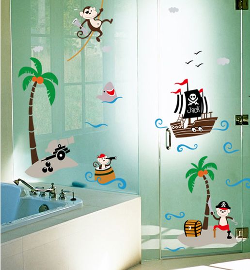 MJ8013 Decorative Monkey wall sticker