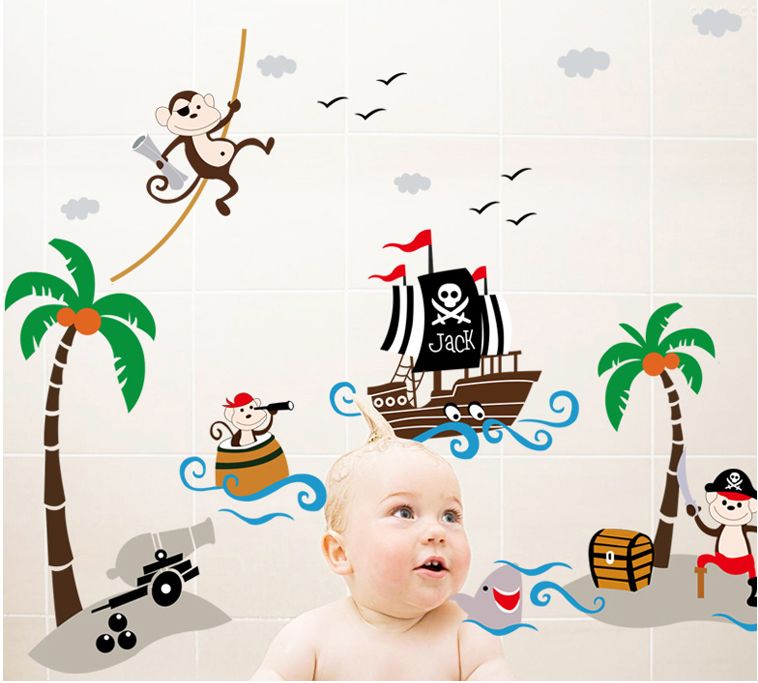 MJ8013 Decorative Monkey wall sticker