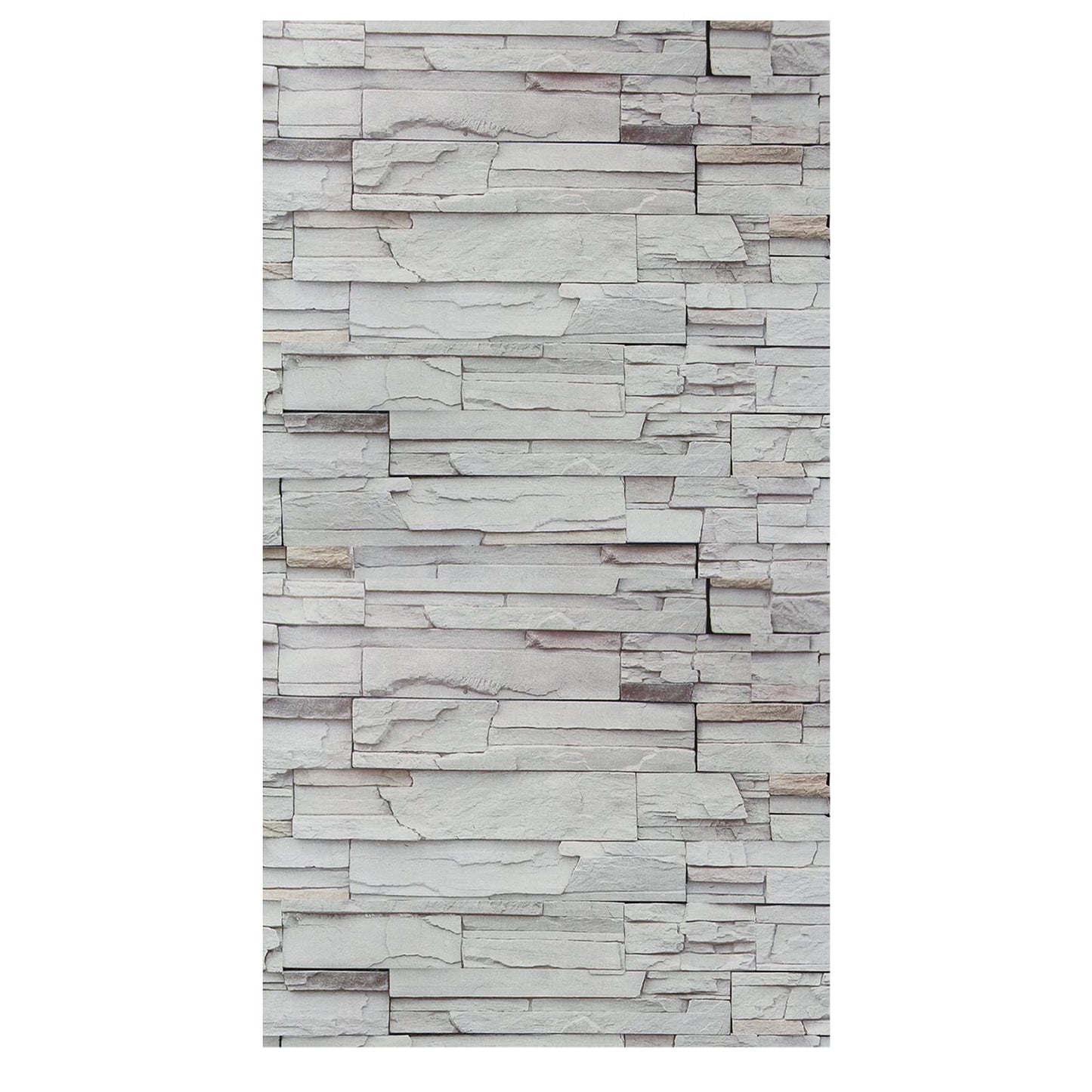 Gray Brick Wallpaper Peel and Stick Brick Contact Paper Self Adhesive Wallpaper Removable Wallpaper 3D Textured Faux Brick Wallpaper for Home Bedroom (45 x 845 cm), (332 inche x 18 inche)