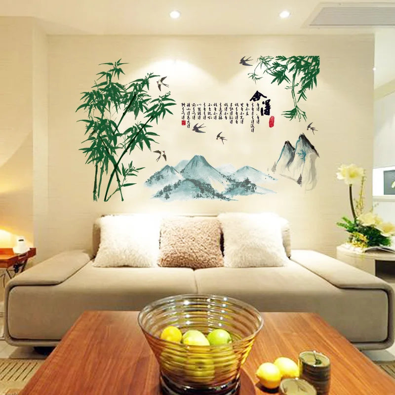 WALL STIKER 60X90 SK9133 MOUNTAIN VIEW
