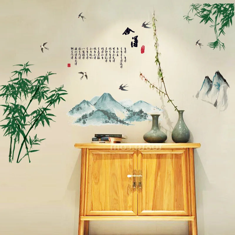 WALL STIKER 60X90 SK9133 MOUNTAIN VIEW