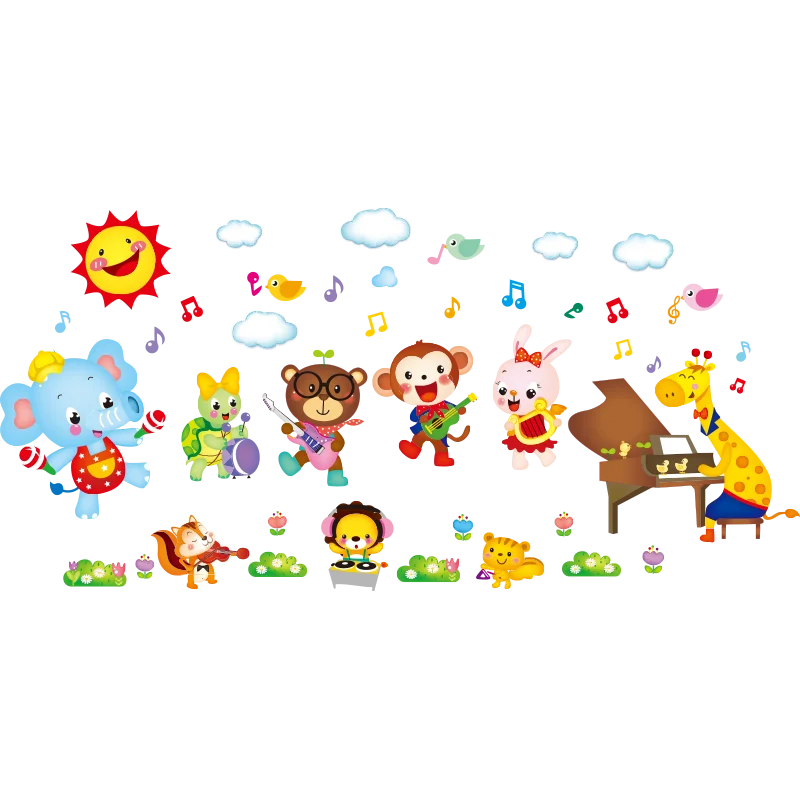 Cartoon Stickers Children Room Wall Sticker Abc1015