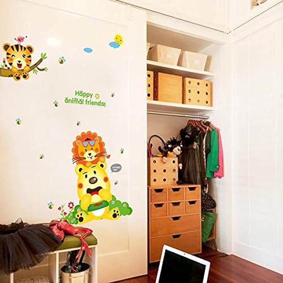 CARTOON STIKER DINDING TRANSPARANT WALL STICKER 60X90CM SK-9137