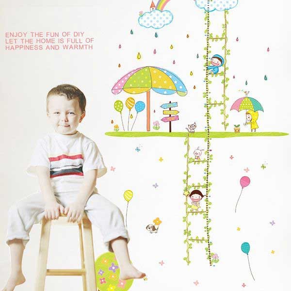 TipTop Wall Stickers Kids Boys Girls Babies Nursery Room Children