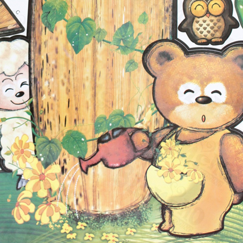 Animal Tree Friends - Large Wall Decals Stickers Appliques Home Decor Ay7125