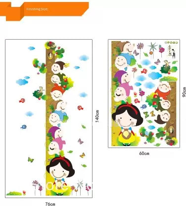 Smart Decoration Wall Sticker Wall Tattoo Measuring Tape Measure Growth Girls Bedroom Living Room Bathroom Nursery