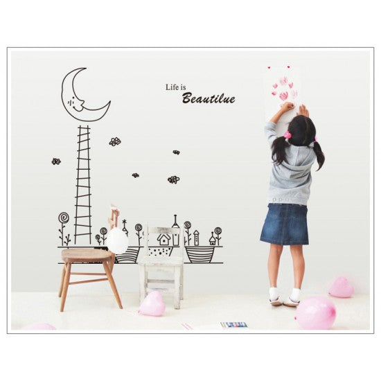 Moon Wall Sticker Ay9037