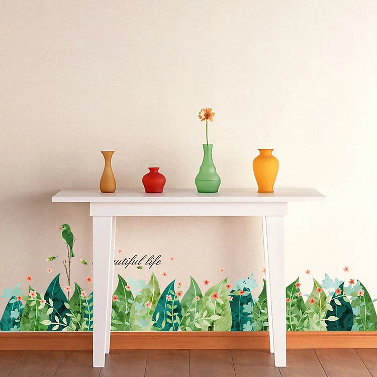 ZOOYOO XH7221 Stone Flower Wall Decal