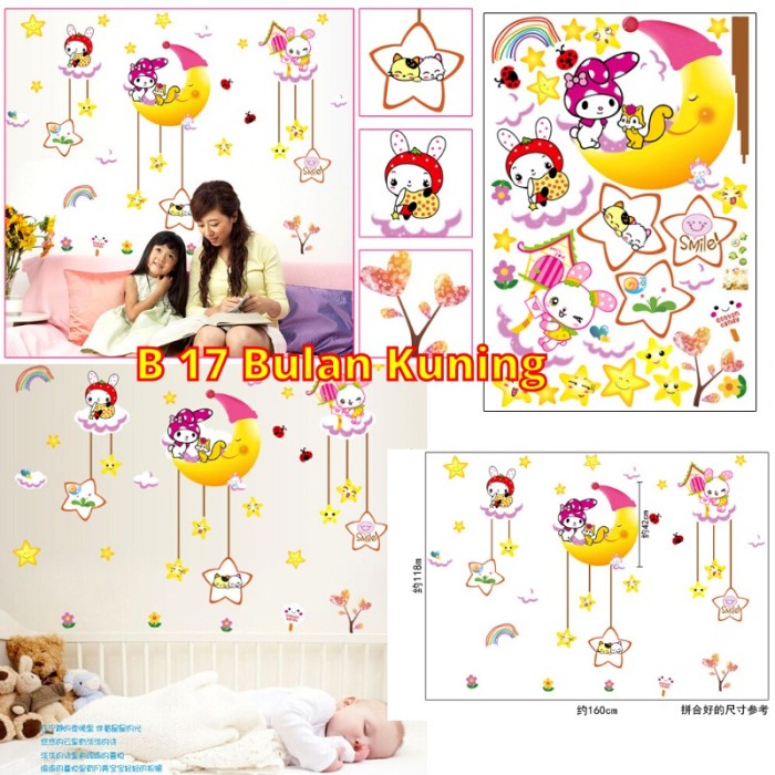 WALLSTCKER STIKER DINDING MY LITTLE PONY WALSTIKER STICKER