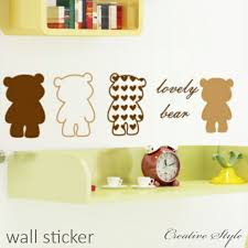 AY6039 Wall Sticker-Cute Bear Sticker