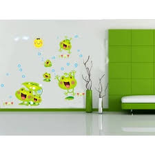 Wall Sticker Factory-Three Generations of Large Size Wall Stickers Wall Stickers Wall Stickers Indoor Classroom Layout Rainy Day Frog Day Combination Sticker JM8287