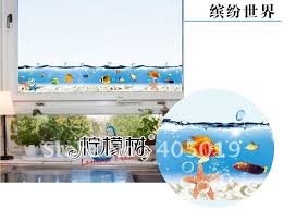 AY917 Finding Nemo Removable Sticker 60x90cm Cartoon Bathroom Decor Occean World Wall Corner Line Cling 6% off total if 2lots