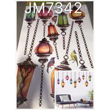 Fashion arab droplight Wall Stickers For Living Room Diy 3d Home Decor JM7342