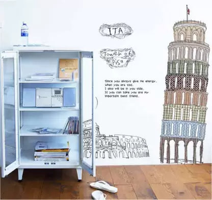 Tower of Pisa Wall Sticker Ay808