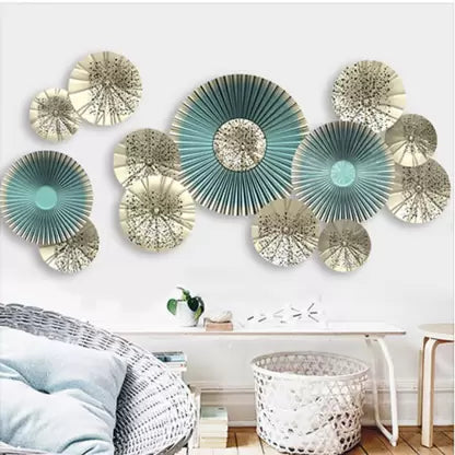 JAAMSO ROYALS European Style Decorative Umbrella Flower Design Vinyl Room Bedroom Home Décor Wall Sticker GS9872 Size:60x90cm