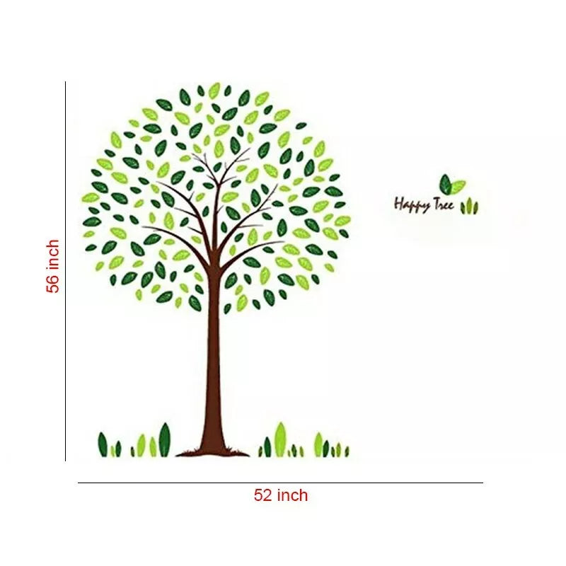 Jm8212 Large Tree Wall Decals Wall Stickers Happy tree Cute wall sticker ,
