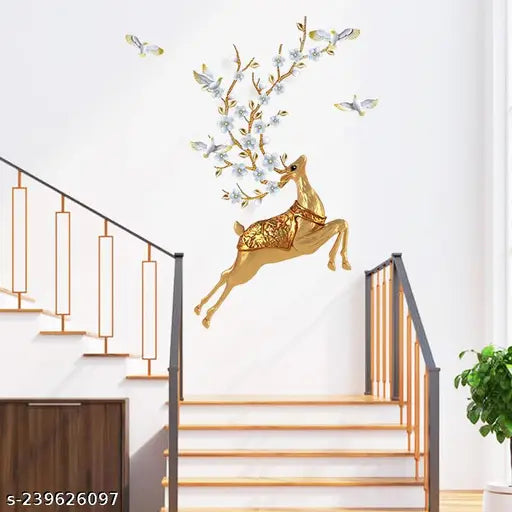 SK9345 Decorative Self Adhesive Vinyl Resuable Animal Wall Stickers