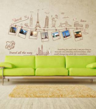 Wall Sticker Frame Travel XL Wall Sticker Wallpaper Wall Decoration XL8042