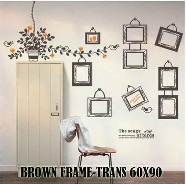 Birds Photo Frame Wall Sticker - AY9224