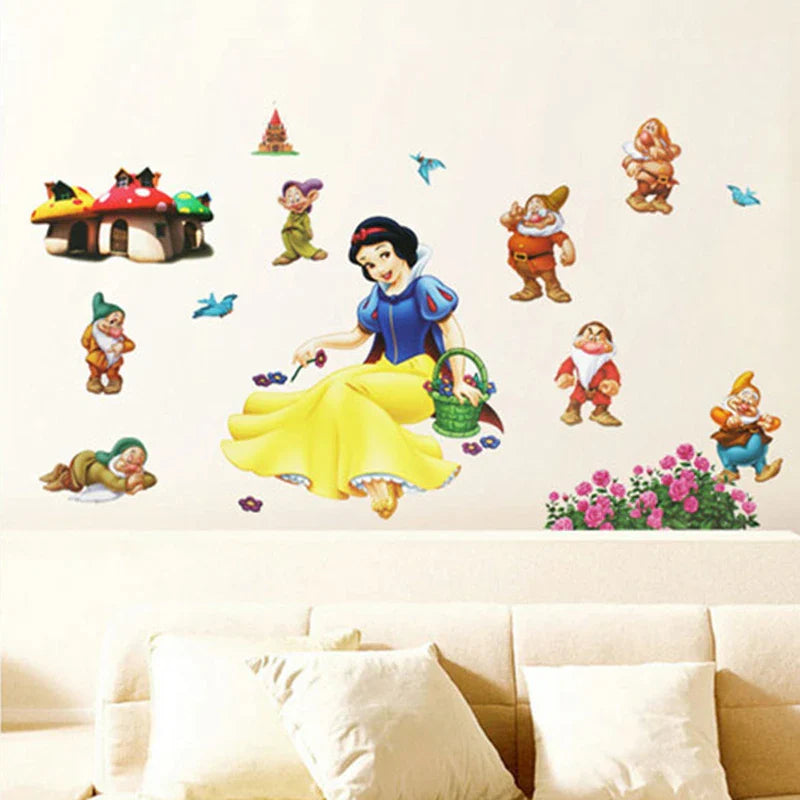 Eyes Seven Dwarfs Stickers Anime Cartoon Wall sticker LM1006