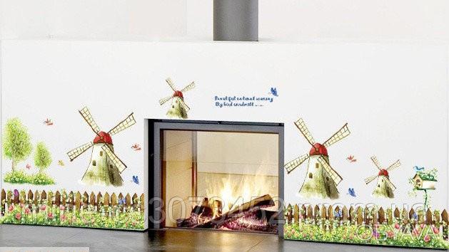AY907 Uk.60x90 Beautiful Windmill