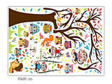 xl8192 Tree Wall Sticker For Kids Bedroom Cartoon Plane Diy Window Decor Poster Home Decorative Plant Mural Art Wallpapaer