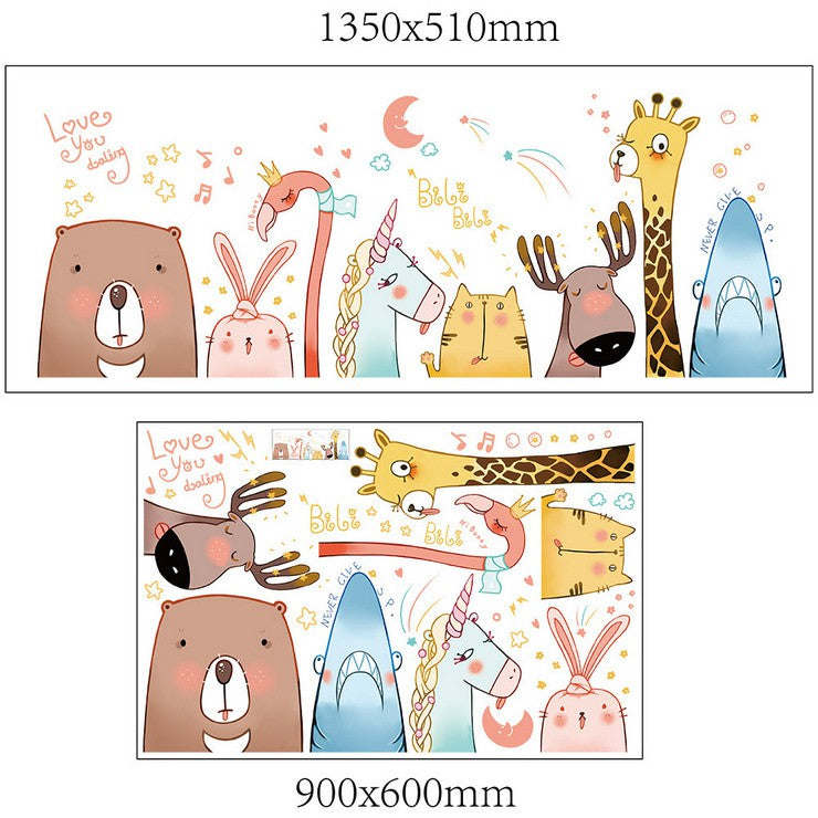 Wall decal Funny animals XH9316