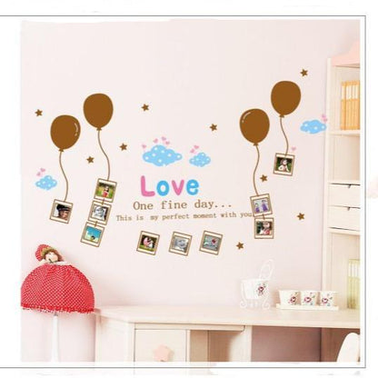 Ay868 Ketsicart Balloon Pattern PVC Household Accessary Self Adhesive Wall Sticker Window Film 60 x 90cm