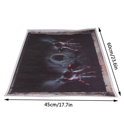 Halloween Okraski 3D Duha, Steno, okno Nalepke Odstranljive Grozo Nalepko Plakat avto nalepke