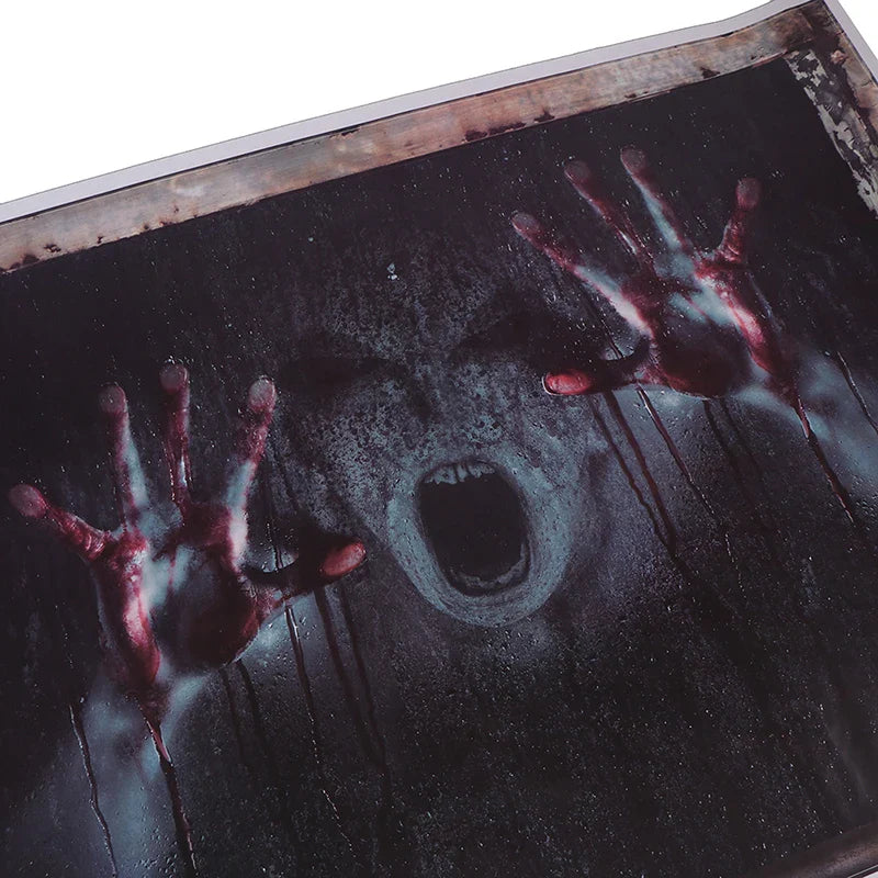 Halloween Okraski 3D Duha, Steno, okno Nalepke Odstranljive Grozo Nalepko Plakat avto nalepke
