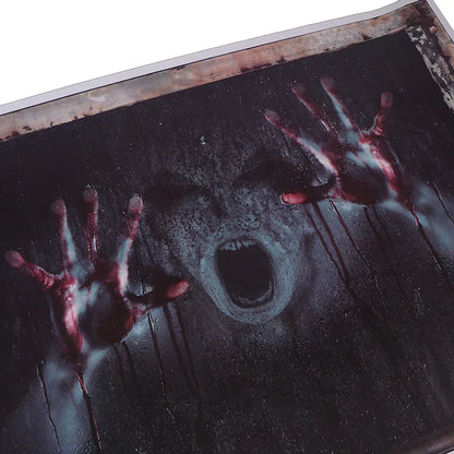 Halloween Okraski 3D Duha, Steno, okno Nalepke Odstranljive Grozo Nalepko Plakat avto nalepke