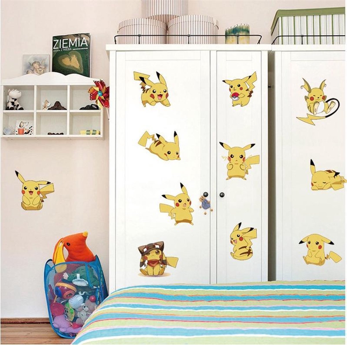 Pokemon Pikachu Wall Stickers