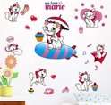 Muursticker Marie (aristokatten)