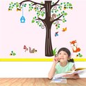 Vwist Wall sticker XXL Tree - Animals - Children's room - 128 x 115 CM