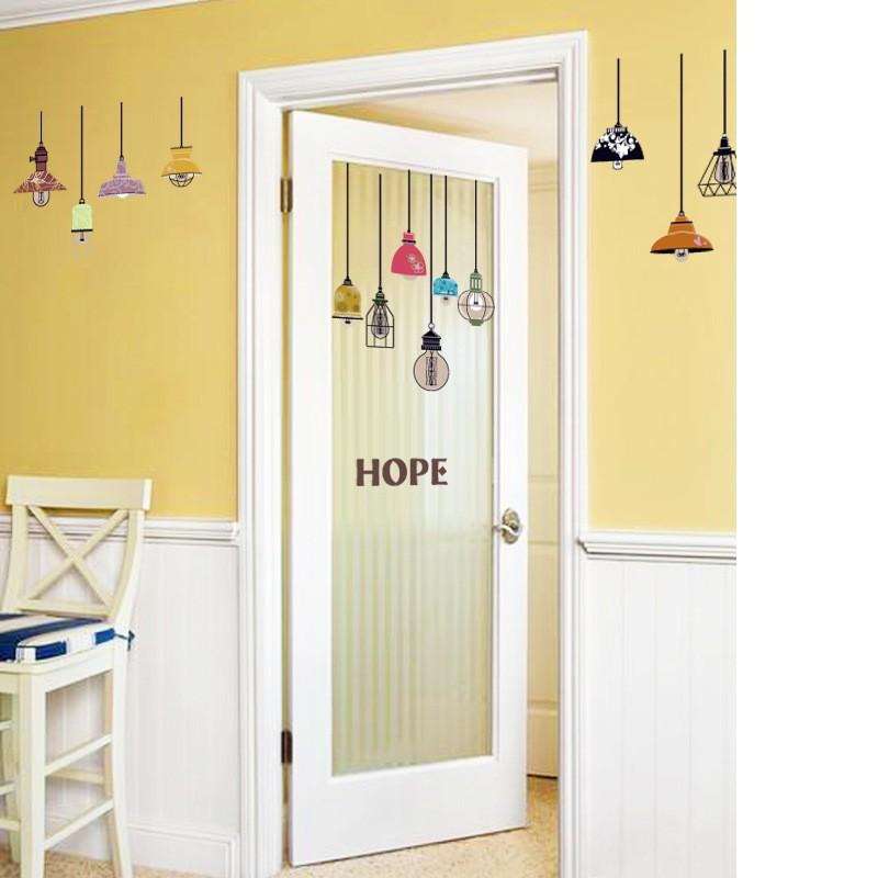 Sk9144 Colorful Light Lamp Wall Sticker