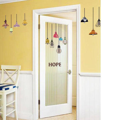 Sk9144 Colorful Light Lamp Wall Sticker