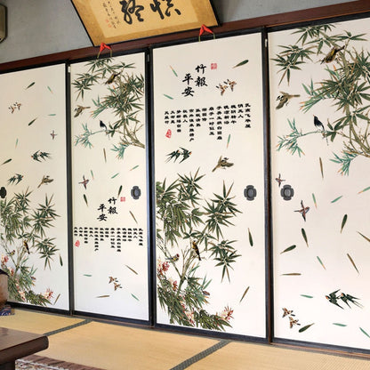Designer Stencils Bamboo Shoots Wall sticker