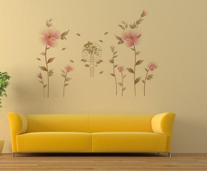 Sk9026 Auspicious and Romantic Flowers Sticker