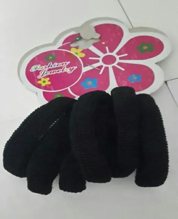 Pack Of  8 - Black Hair Ponies