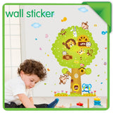 Direct Selling Bathroom Adesivos Poster Children's Room Decor Removable Tree Sticker Kindergarten Classroom Layout monkey
